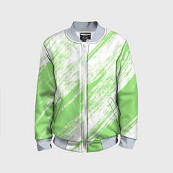 Бомбер детский Light green, цвет: 3D-серый