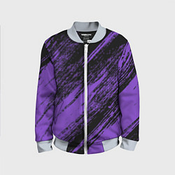 Детский бомбер The color is purple and black