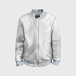 Детский бомбер Светлый серый полосы с градиентом