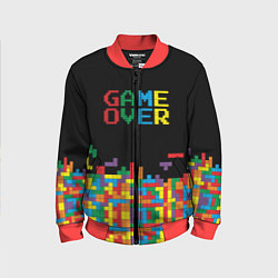 Бомбер детский Game over, цвет: 3D-красный