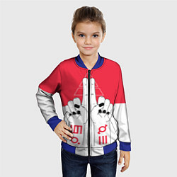 Бомбер детский 30 Seconds to Mars poster, цвет: 3D-синий — фото 2