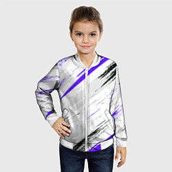 Бомбер детский Sports items, цвет: 3D-белый — фото 2