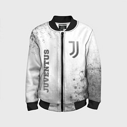 Бомбер детский Juventus - white gradient вертикально, цвет: 3D-черный