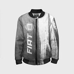Детский бомбер Fiat - grey gradient по-вертикали