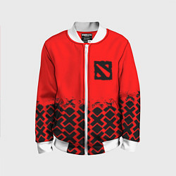 Бомбер детский Dota игровой паттерн, цвет: 3D-белый