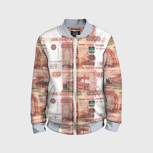 Детский бомбер 5 000 рублей / 3D-Серый – фото 1