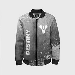 Бомбер детский Destiny - grey gradient вертикально, цвет: 3D-черный