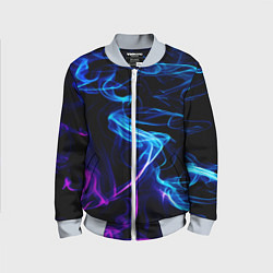 Детский бомбер Color blue pink