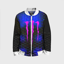 Детский бомбер Monster energy неоновая броня