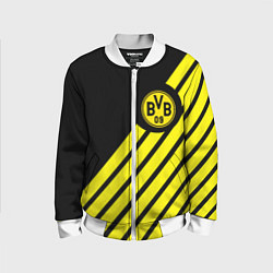 Детский бомбер Borussia geometry yellow