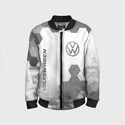 Бомбер детский Volkswagen - white gradient вертикально, цвет: 3D-черный