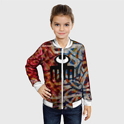 Бомбер детский Acra Batik, цвет: 3D-белый — фото 2