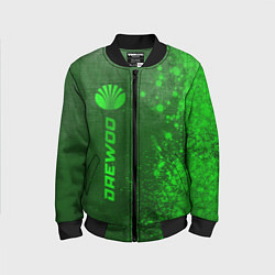 Детский бомбер Daewoo - green gradient по-вертикали