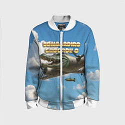 Детский бомбер Bombardino Crocodillo мем