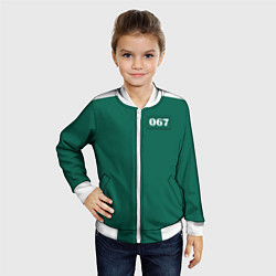Бомбер детский Форма игрока 067 Кан Сэ-бёк, цвет: 3D-белый — фото 2