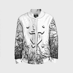 Бомбер детский Doom dark age, цвет: 3D-белый