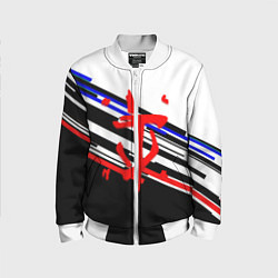 Детский бомбер Doom line color