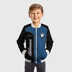 Бомбер детский BMW Performance Power, цвет: 3D-белый — фото 2