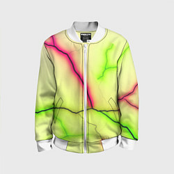 Детский бомбер Multicolored lightning