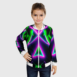 Бомбер детский Multicolored colorful color, цвет: 3D-белый — фото 2