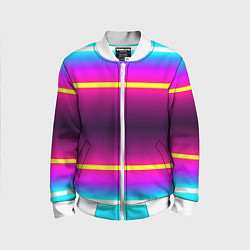 Детский бомбер Color neon