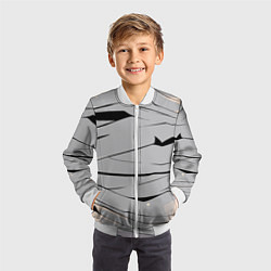 Бомбер детский Мумия бинты, цвет: 3D-белый — фото 2