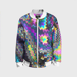Детский бомбер Абстракция переливы