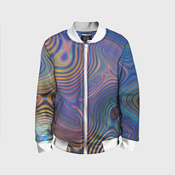 Детский бомбер Абстрактная рябь