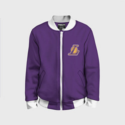 Бомбер детский NBA Lakers, цвет: 3D-белый