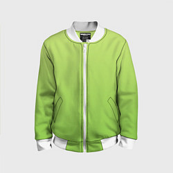 Детский бомбер Color lime green