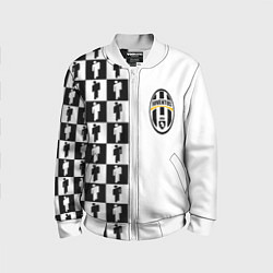 Детский бомбер Ювентус паттерн люди