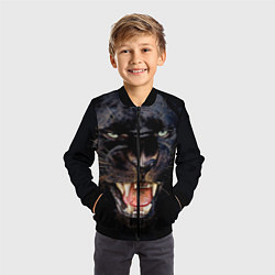 Бомбер детский Пантера, цвет: 3D-черный — фото 2