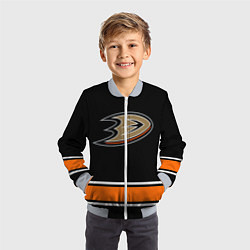 Бомбер детский Anaheim Ducks Selanne, цвет: 3D-серый — фото 2
