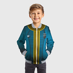 Бомбер детский Overalls 111, цвет: 3D-серый — фото 2