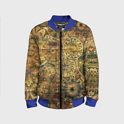 Детский бомбер Этнический орнамент на досках