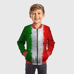 Бомбер детский Italian, цвет: 3D-красный — фото 2