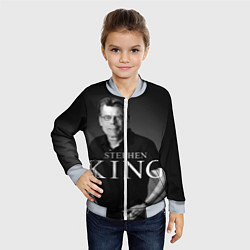 Бомбер детский Стивен Кинг, цвет: 3D-серый — фото 2