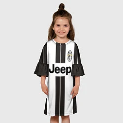Платье клеш для девочки Juventus FC: Jeep, цвет: 3D-принт — фото 2