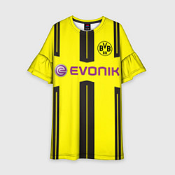 Платье клеш для девочки BVB FC: Evonik, цвет: 3D-принт