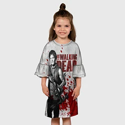 Платье клеш для девочки Walking Dead: Deryl Dixon, цвет: 3D-принт — фото 2