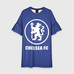 Платье клеш для девочки Chelsea FC, цвет: 3D-принт