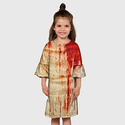 Платье клеш для девочки Бинты 2, цвет: 3D-принт — фото 2