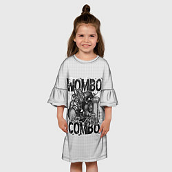 Платье клеш для девочки Combo Wombo, цвет: 3D-принт — фото 2