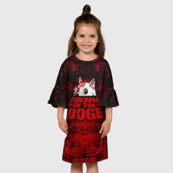 Платье клеш для девочки Dawn of the Doge, цвет: 3D-принт — фото 2