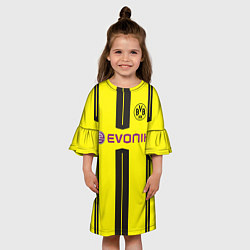 Платье клеш для девочки BVB: Marco Reus, цвет: 3D-принт — фото 2