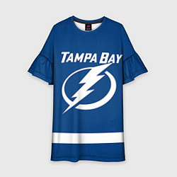 Платье клеш для девочки Tampa Bay: Stamkos, цвет: 3D-принт