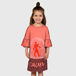 Платье клеш для девочки LANAYA, цвет: 3D-принт — фото 2