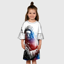 Платье клеш для девочки Destiny 5, цвет: 3D-принт — фото 2