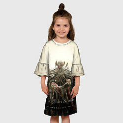Платье клеш для девочки TES 3, цвет: 3D-принт — фото 2