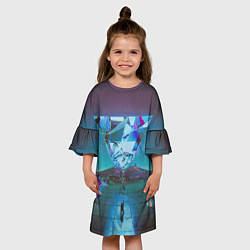 Платье клеш для девочки Imagine Dragons: I don't know why, цвет: 3D-принт — фото 2
